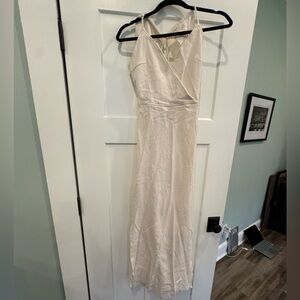 Boho or beach style wedding dress